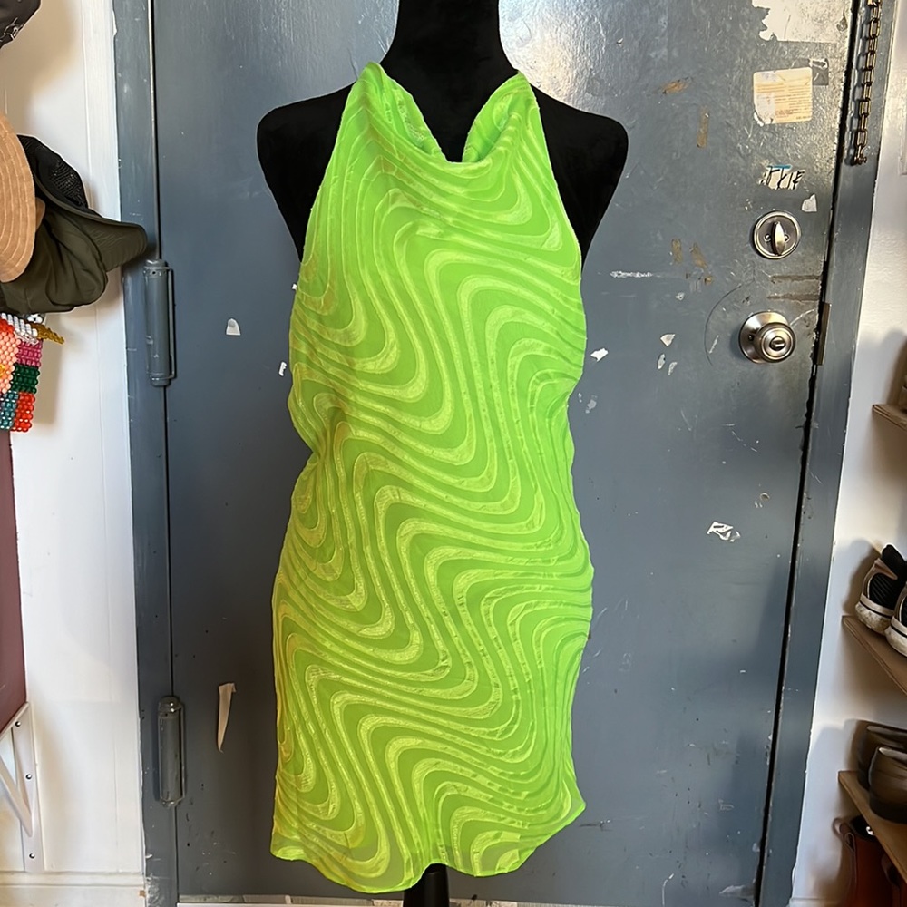 NWT Amanda Uprichard Kimball Chain Dress in Size S